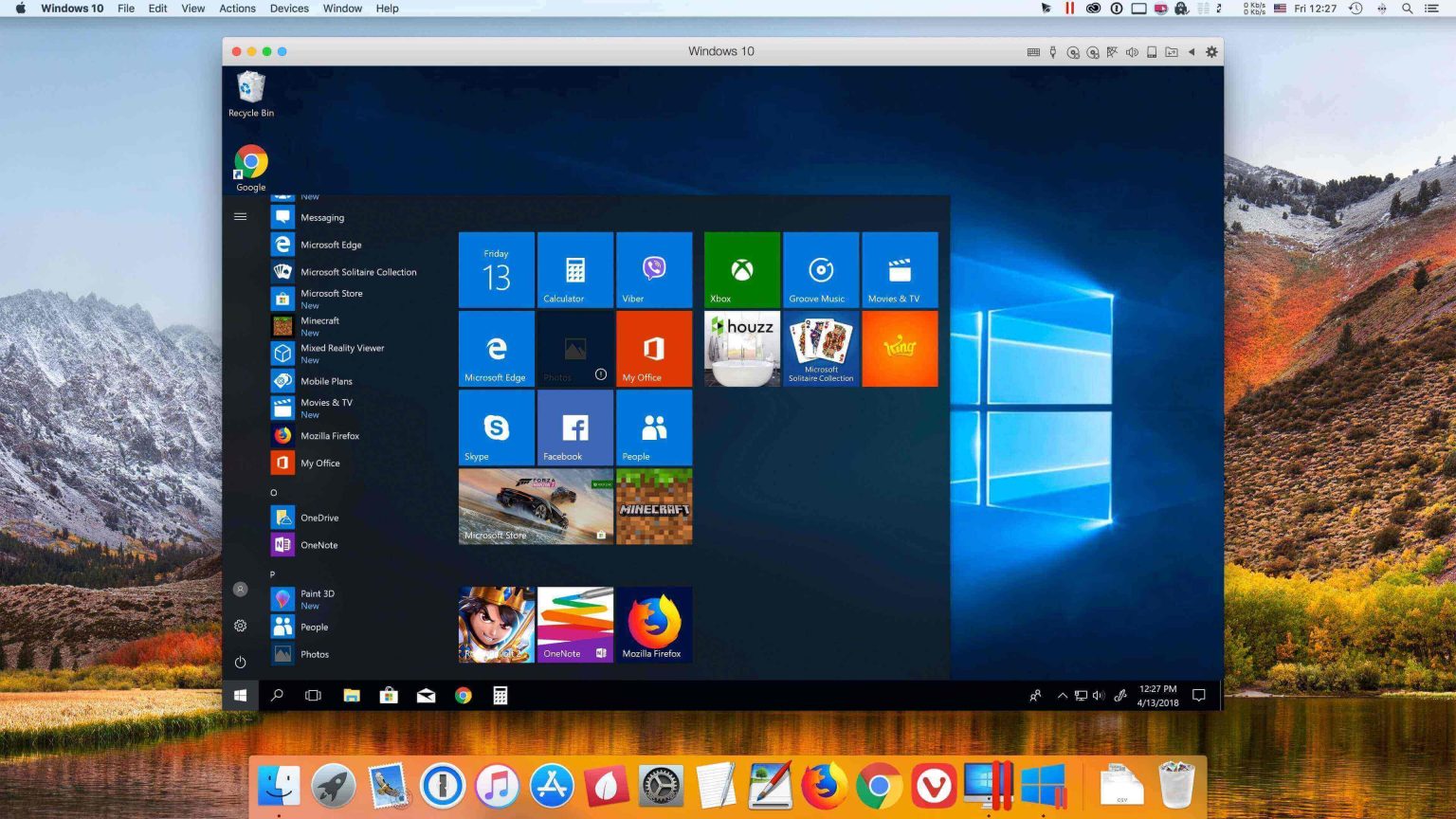 windows xp parallels desktop mac