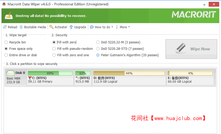 Macrorit Data Wiper 6.9 for windows instal