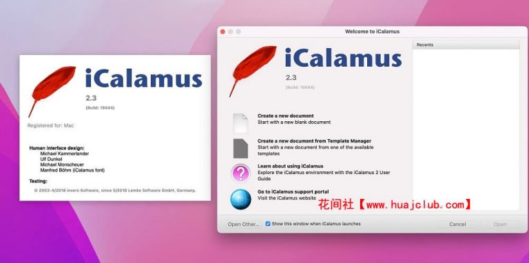 downloading iCalamus