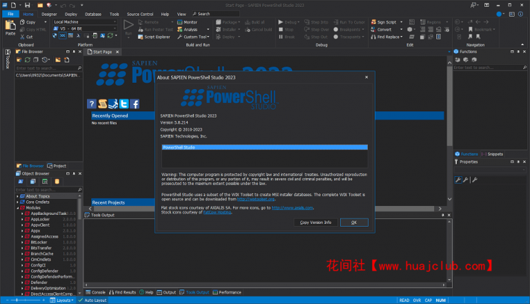 SAPIEN PowerShell Studio 2023 5.8.231 for ios instal free