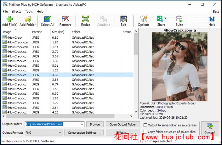 instal the new version for mac NCH Pixillion Image Converter Plus 11.58